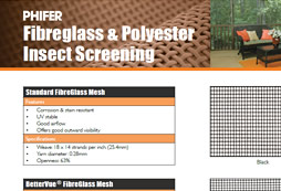 Phifer Fibreglass & Polyester Insect Screening