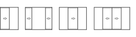 Sliding Door Configurations