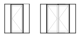 Hinged Door Configurations